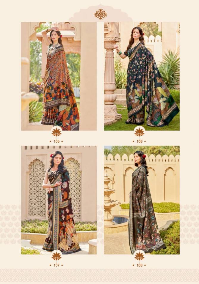 Roop Rani Vol 1 By Apple Printed Silk Sarees Wholesalers In Delhi